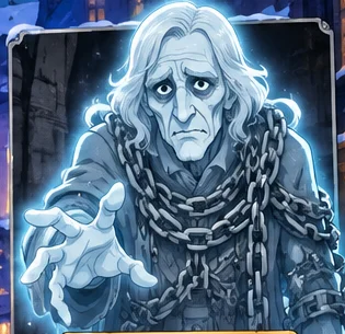 Jacob Marley 幽靈動畫風角色插畫