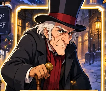 Scrooge 動畫風角色插畫